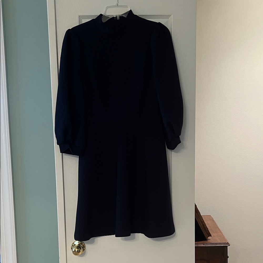 Gal Meets Glam Navy Long Sleeve Dress